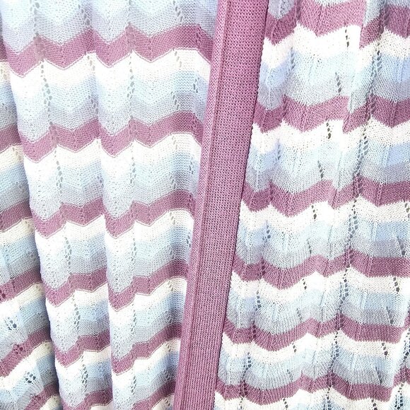 Intimately Free People Lounge Swift Open Cardigan Duster Chevron Print, Sz M - Picture 7 of 10